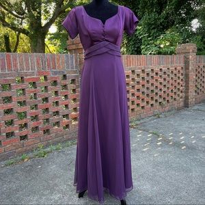 Formal Dress, Eggplant, Size 8